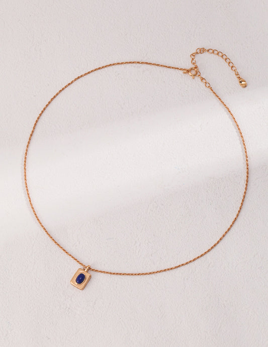 Collier lapis bleu